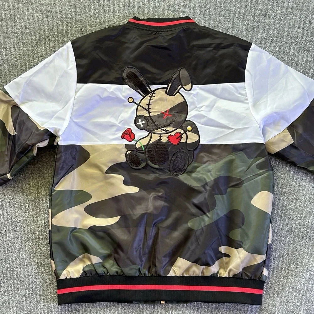 BKYS‎ Jacket Mens Extra Large Lucky Charm DTLR Street Wear Windbreaker Camo